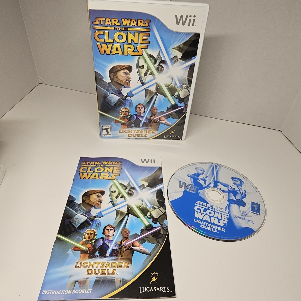 Star Wars: The Clone‎ Wars - Lightsaber Duels (Nintendo Wii, 2008)